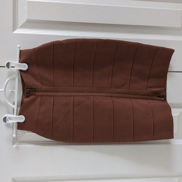 BCBG MAXAZRIA XS Toffee-Color Skirt - Picture 1 of 6